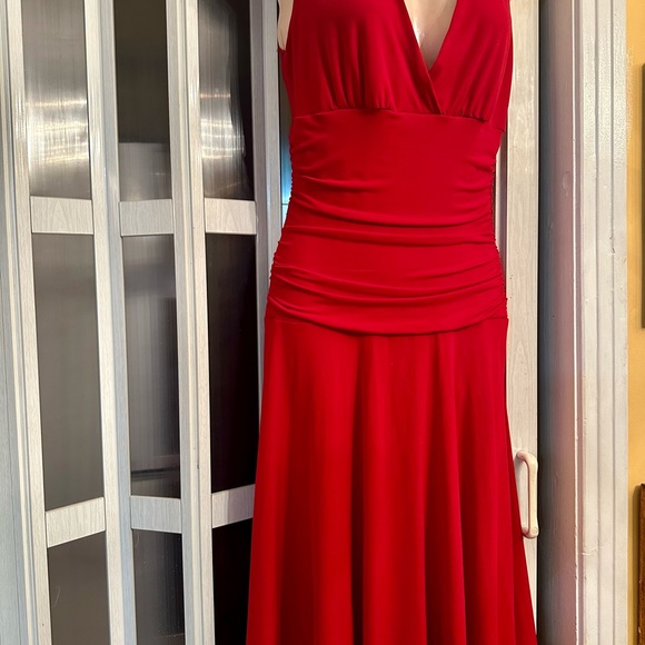 Splendid Red salsa style dress size M, bell skirt - Picture 5 of 16